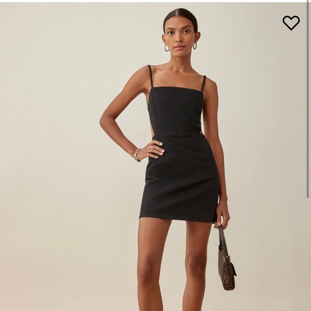 Reformation - Kate denim mini dress - sz 10 NWT